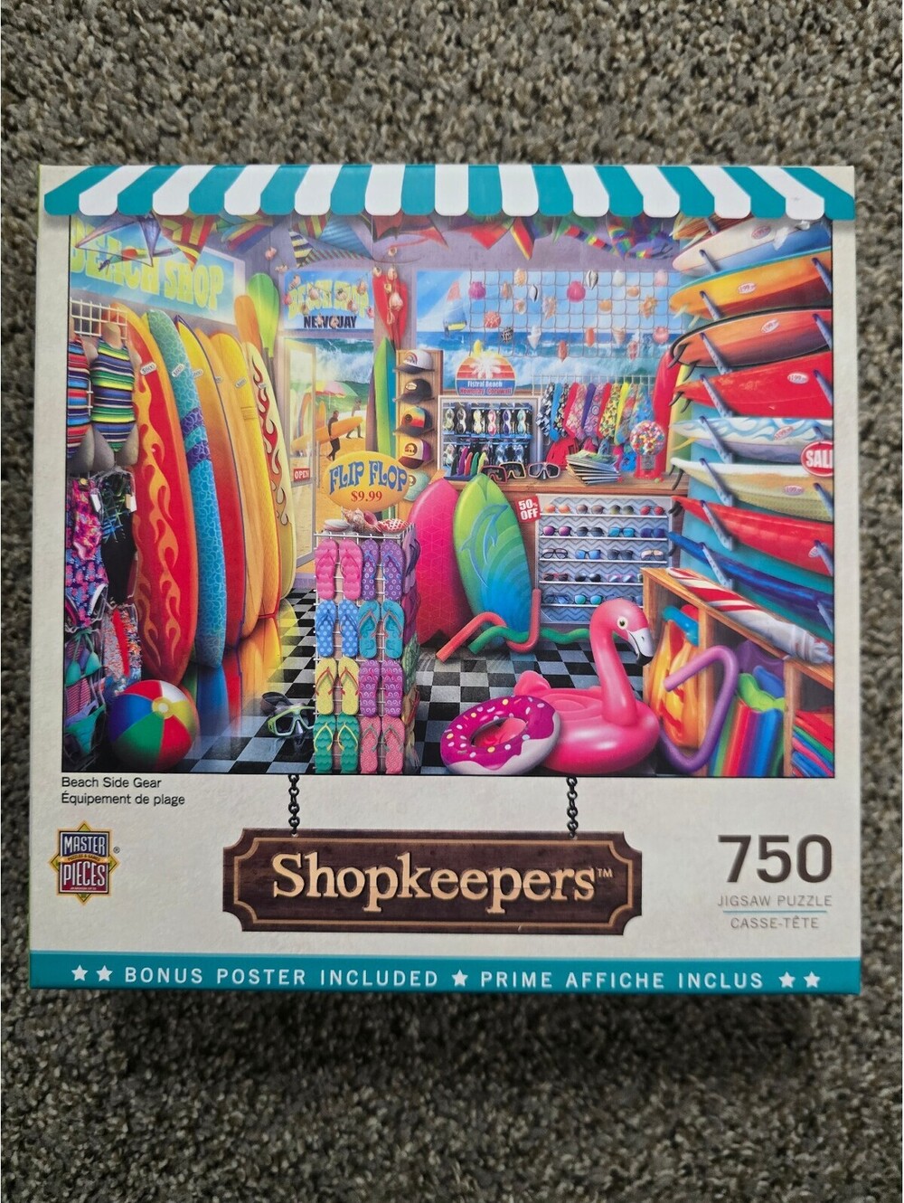 MasterPieces Shopkeepers Beach Side Gear 750 Piece Jigsaw Puzzle